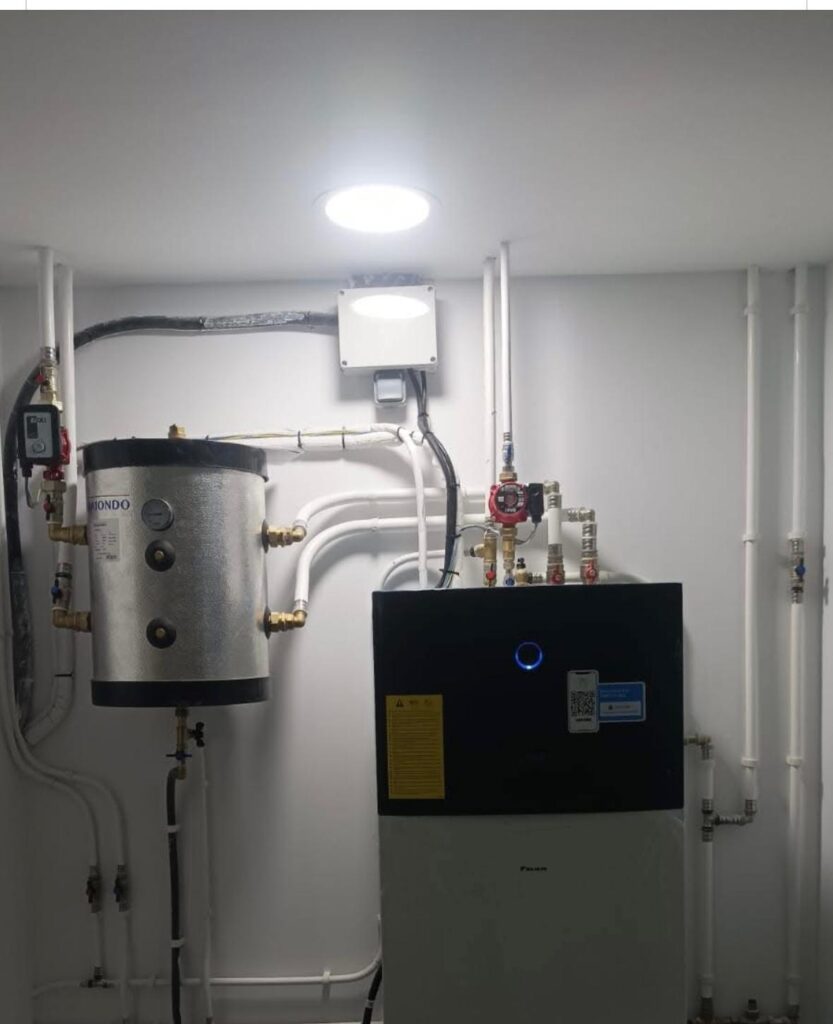 instalación de aerotermia en vivienda en Navalcarnero